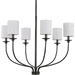 Progress PP400227031 Matte Black Mid Sized Chandelier