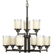 Progress PP462620 Antique Bronze Mid Sized Chandelier