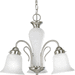 Progress PP439009 Brushed Nickel Mini Chandelier