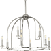 Progress PP400187104 Polished Nickel Mid Sized Chandelier