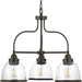 Progress PP400134020 Antique Bronze Mini Chandelier