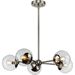 Progress PP400325009 Brushed Nickel Mid Sized Chandelier