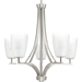 Progress PP400043009 Brushed Nickel Mid Sized Chandelier