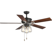  Teasley Large Fan (52'' to 59'') Ceiling Fan - Graphite