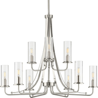  Riley Mid Sized Chandelier Chandelier - Brushed Nickel