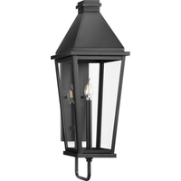  Richmond Hill Entrance Outdoor Wall Light - Textured Black