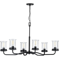  Winslett Mid Sized Chandelier Chandelier - Matte Black