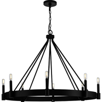  Breckenridge Large Foyer Chandelier Chandelier - Matte Black