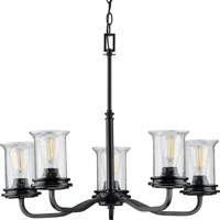  Winslett Mid Sized Chandelier Chandelier - Matte Black