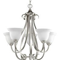  Torino Mid Sized Chandelier Chandelier - Brushed Nickel