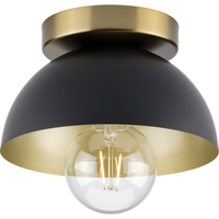  Eva Semi Flush Mount Ceiling Light - Matte Black