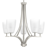  Leap Mid Sized Chandelier Chandelier - Brushed Nickel