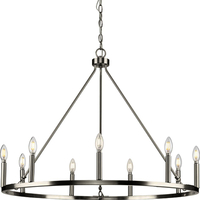 Large Foyer Chandelier 35-1/2" Width