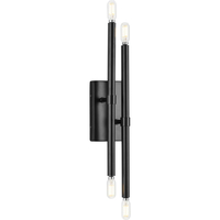  Arya Multi Bulb Wall Sconce - Matte Black