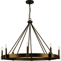 Large Foyer Chandelier 38" Width