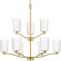  Adley Mid Sized Chandelier Chandelier - Satin Brass