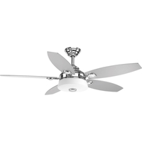  Graceful Large Fan (52'' to 59'') Ceiling Fan - Polished Chrome