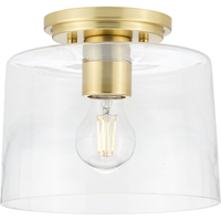  Adley Flush Mount Ceiling Light - Satin Brass