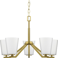  Vertex Mini Chandelier - Brushed Gold