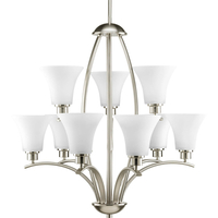  Joy Large Foyer Chandelier Chandelier - Brushed Nickel