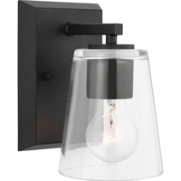  Vertex 1 Bulb Wall Sconce - Matte Black