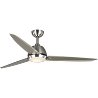  Oriole Oversize Fan (60'' and Larger) Ceiling Fan - Brushed Nickel