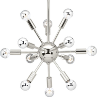  Ion Large Foyer Chandelier Chandelier - Polished Nickel