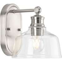  Singleton 1 Bulb Wall Sconce - Brushed Nickel