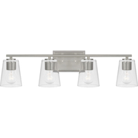  Vertex 4 or More Bulb Bathroom Lighting - Brushed Nickel