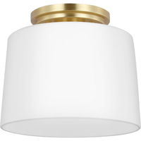  Adley Flush Mount Ceiling Light - Satin Brass