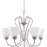  Heart Mid Sized Chandelier Chandelier - Brushed Nickel