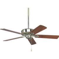  3-Speed Reversible Large Fan (52'' to 59'') Ceiling Fan - Brushed Nickel