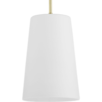  Clarion Down Light Pendant Light - Satin Brass