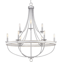  Gulliver Large Foyer Chandelier Chandelier - Galvanized Finish