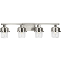  Beckner 4 or More Bulb Bathroom Lighting - Brushed Nickel