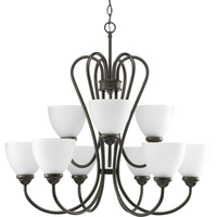  Heart Mid Sized Chandelier Chandelier - Antique Bronze