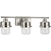  Beckner 3 Bulb Bathroom Lighting - Brushed Nickel