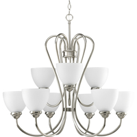  Heart Mid Sized Chandelier Chandelier - Brushed Nickel