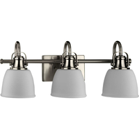  Preston 3 Bulb Bathroom Lighting - Brushed Nickel