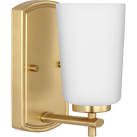  Adley 1 Bulb Wall Sconce - Satin Brass