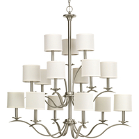  Inspire Large Foyer Chandelier Chandelier - Brushed Nickel