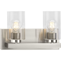  Goodwin 2 Bulb Bathroom Lighting - Brushed Nickel