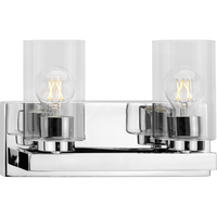  Goodwin 2 Bulb Bathroom Lighting - Polished Chrome