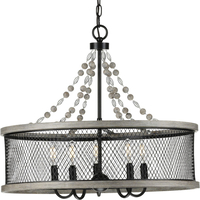  Austelle Drum Pendant Pendant Light - Antique Bronze