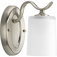  Inspire 1 Bulb Wall Sconce - Brushed Nickel