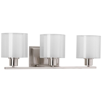  Invite 3 Bulb Bathroom Lighting - Brushed Nickel