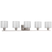  Invite 4 or More Bulb Bathroom Lighting - Brushed Nickel