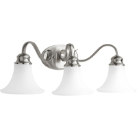  Applause 3 Bulb Bathroom Lighting - Brushed Nickel