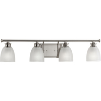  Lucky 4 or More Bulb Bathroom Lighting - Brushed Nickel