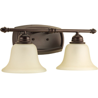  Spirit 2 Bulb Bathroom Lighting - Antique Bronze